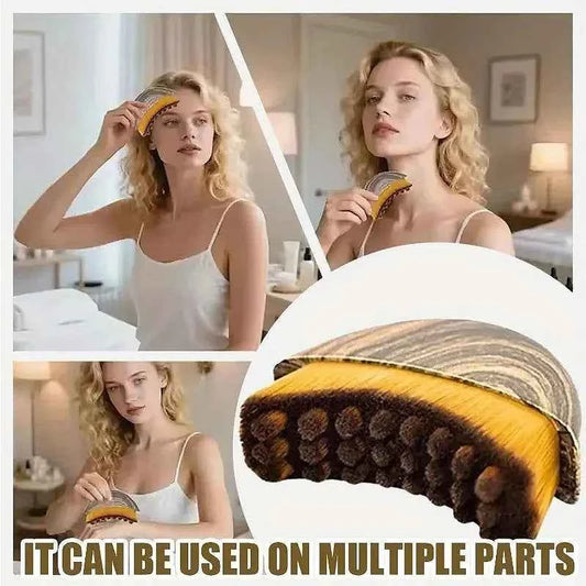 Sculpting Lymphatic Contour Face Brush Massager for Face The Skin