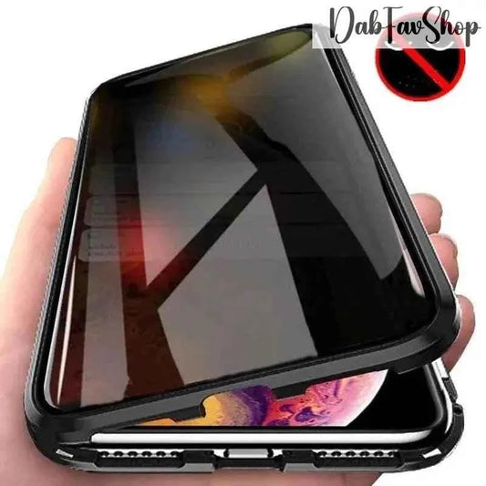 Tempered Glass With Privacy Case All In One