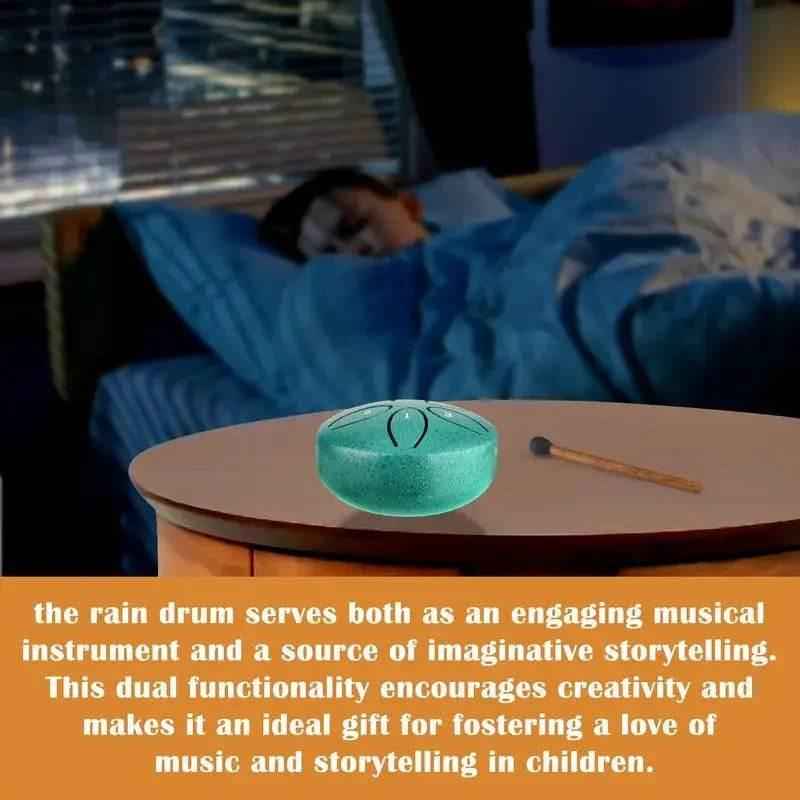 Mini Steel Tongue Drum Rain Chime Nature Musical Box