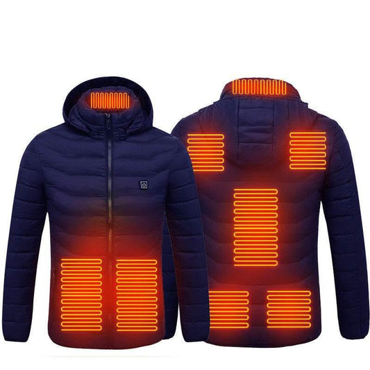 USB Electric Heated Jacket, 3+2 Heating Zone Cover The Upper Body - Dabfavshop