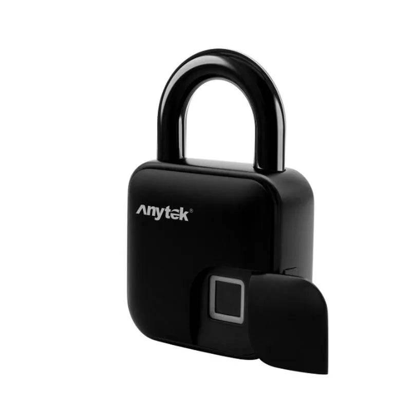 Waterproof fingerprint padlock by Dabsfavshop with sleek design for secure access