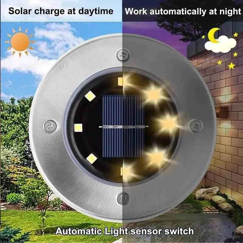 Waterproof Solar Ground LED Lights