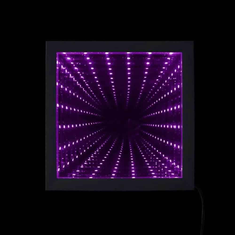 LED Infinity Wall Mirror Frame With Multi Color Changing Light