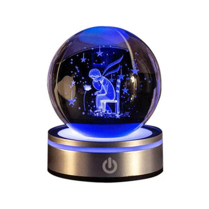 3D Space LED Crystal Ball Lamp - Dabfavshop