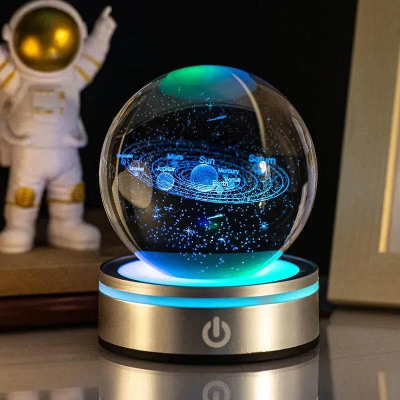 3D Space LED Crystal Ball Lamp - Dabfavshop