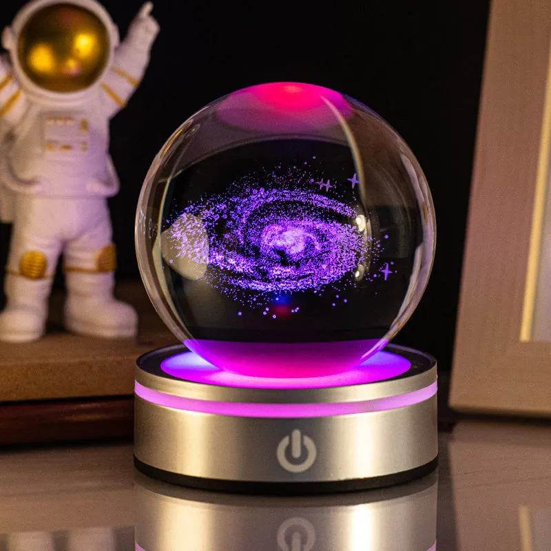 3D Space LED Crystal Ball Lamp - Dabfavshop