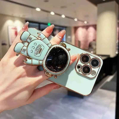 Astronaut Stand Silicone Cover Case For Iphone