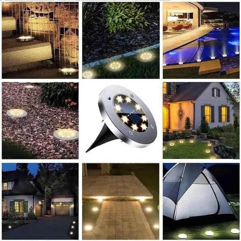 Waterproof Solar Ground LED Lights