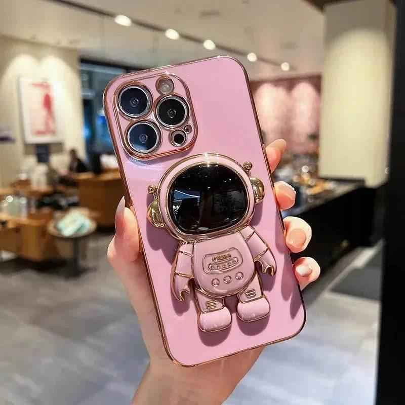 Astronaut Stand Silicone Cover Case For Iphone