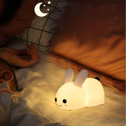 Colorful Rabbit Silicone LED Sleeping Aid Collectible - Dabfavshop