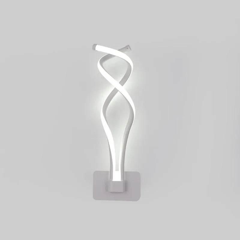 Dabfavshop LED lamp LED lights Wall Light Fixture with a modern twisting design