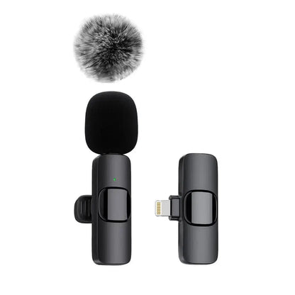 Dabfavshop mini mic for recording with windscreen and clip-on design for clear audio capture