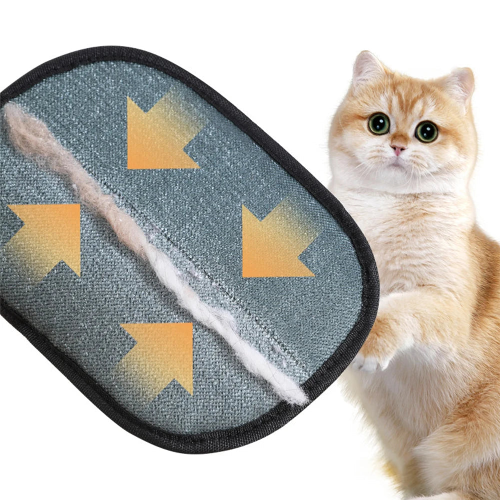 Electrostatic pet hair remover for quick and easy removal of pet hair from surfaces
