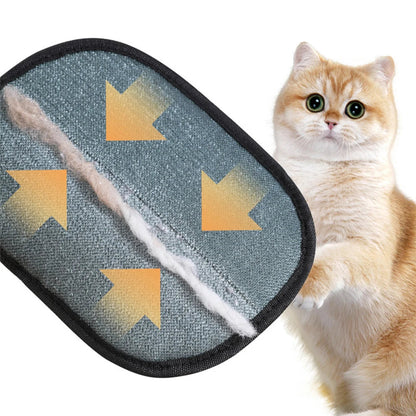 Electrostatic pet hair remover for quick and easy removal of pet hair from surfaces