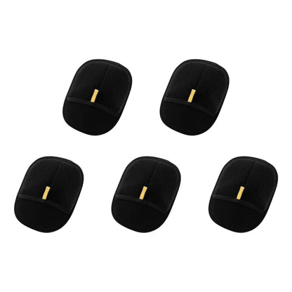 Set of five black electrostatic pet hair removers designed for effective cleaning on various surfaces