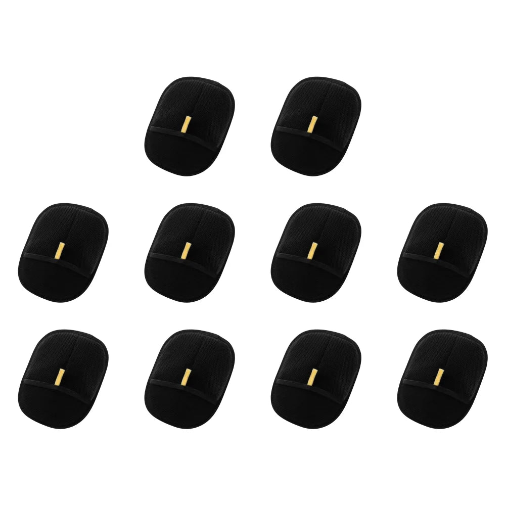 Set of 10 Dabfavshop Electrostatic Pet Hair Removers in Black for Easy Hair Removal