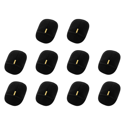 Set of 10 Dabfavshop Electrostatic Pet Hair Removers in Black for Easy Hair Removal