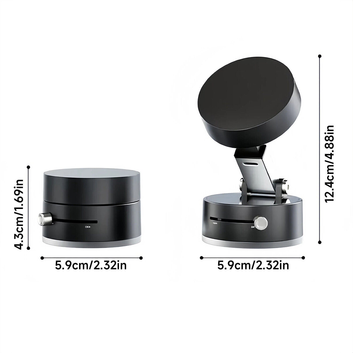 Dabfavshop ultimate suction car mount with adjustable angles for secure device placement in vehicles